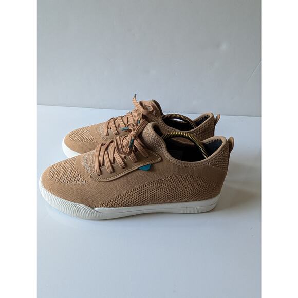VESSI Weekend Sneaker‎ Dyma-tex Waterproof Woven Knit Oak Brown Men\'s 10 Wmns 11 main image 9
